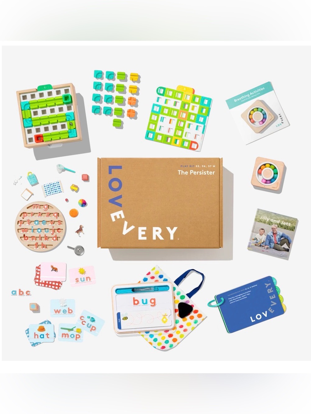 Lovevery The Persister Play Kit - Multi-Color Early Learning Set